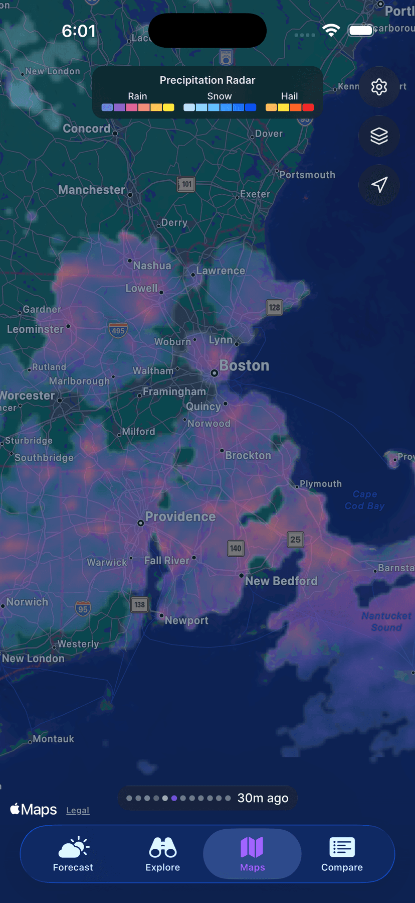 LucidSky radar view