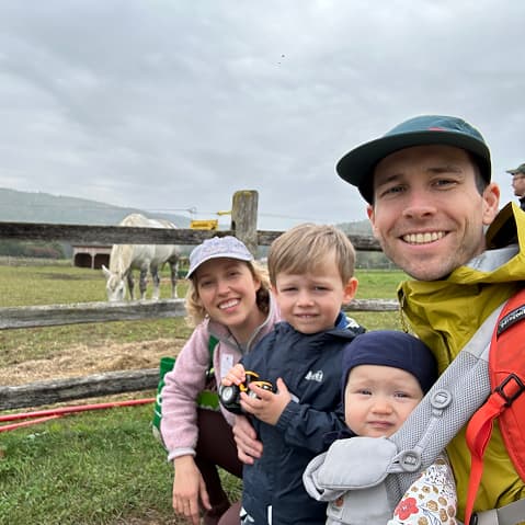 Canoeing on the lake