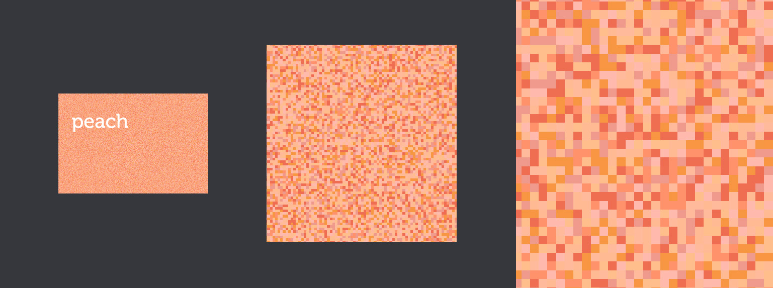 Color averaging visualization